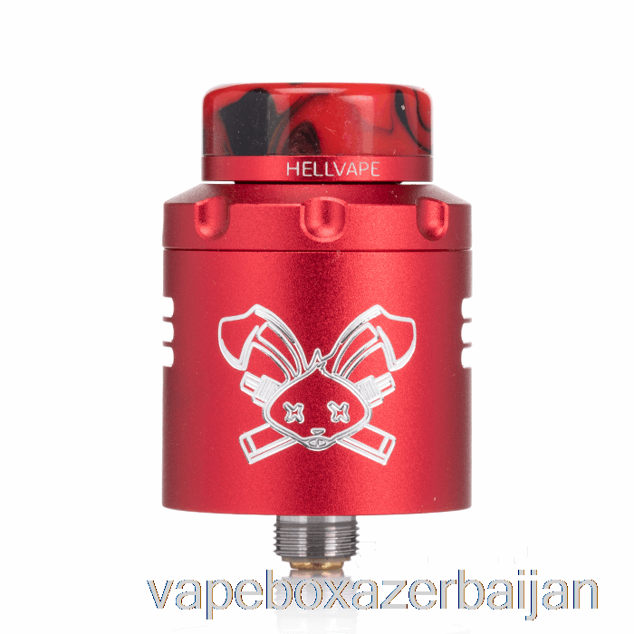 E-Juice Vape Hellvape DEAD RABBIT V3 24mm RDA Red